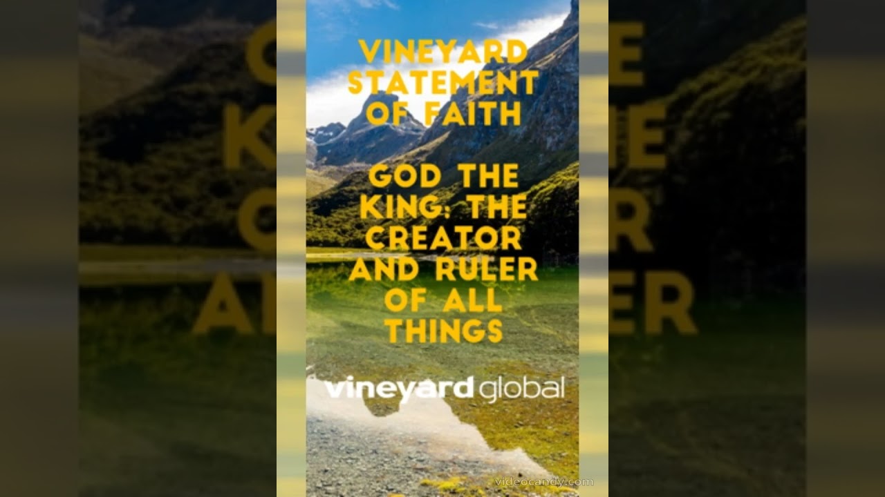 God the King: Creator & Ruler of all things (Vineyard Statement of Faith) (Vineyard Values #shorts)