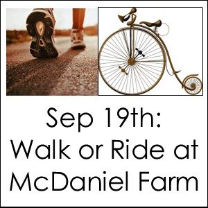 Choose Your Adventure - Walk or Ride at McDaniel Farm Park @ McDaniel Farm Park