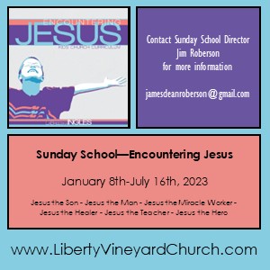 Encountering Jesus – Sunday School Kids (Jan 8th-Jul 16th)