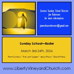 Easter – Sunday School Kids (Mar 3rd-24th)