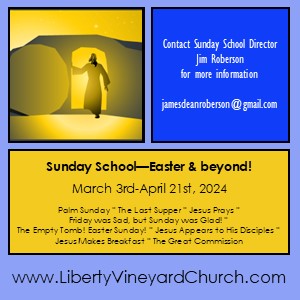 Sunday School Kids – Easter & beyond (Mar 3rd-Apr 21st)