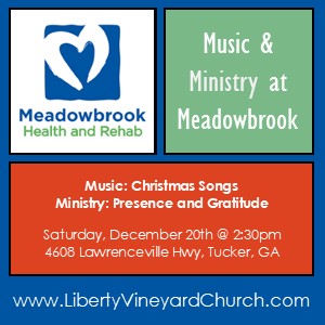 Music & Ministry at Meadowbrook (Saturday, Dec 20th @ 2:30pm)