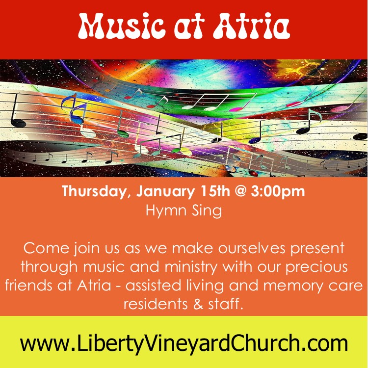 Music at Atria (Thursday, Jan 15th @ 3:00pm)