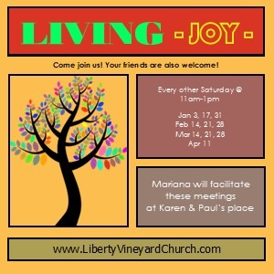 Living Joy small group (Saturday, Mar 14th @ 11:00am)