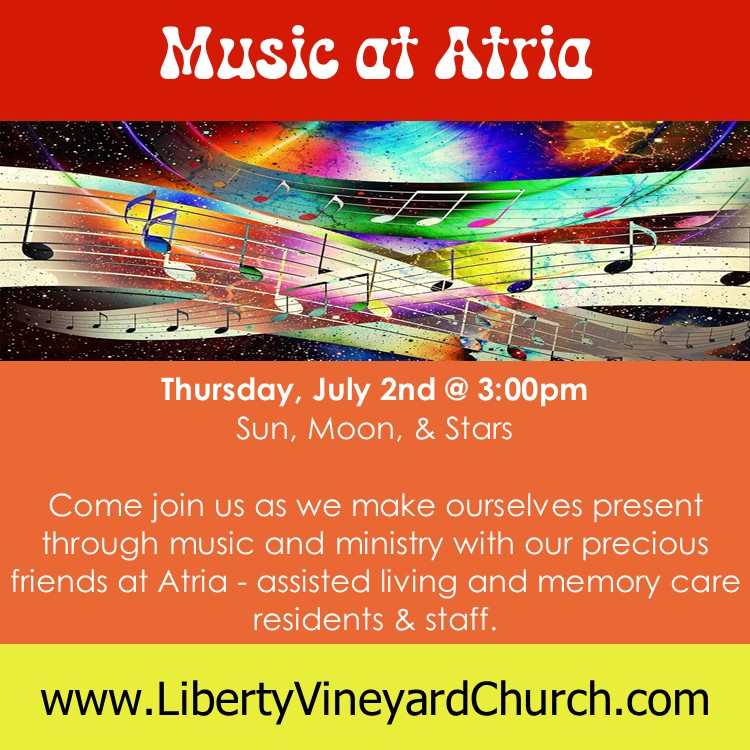 Music at Atria (Thursday, Jul 2nd @ 3:00pm)
